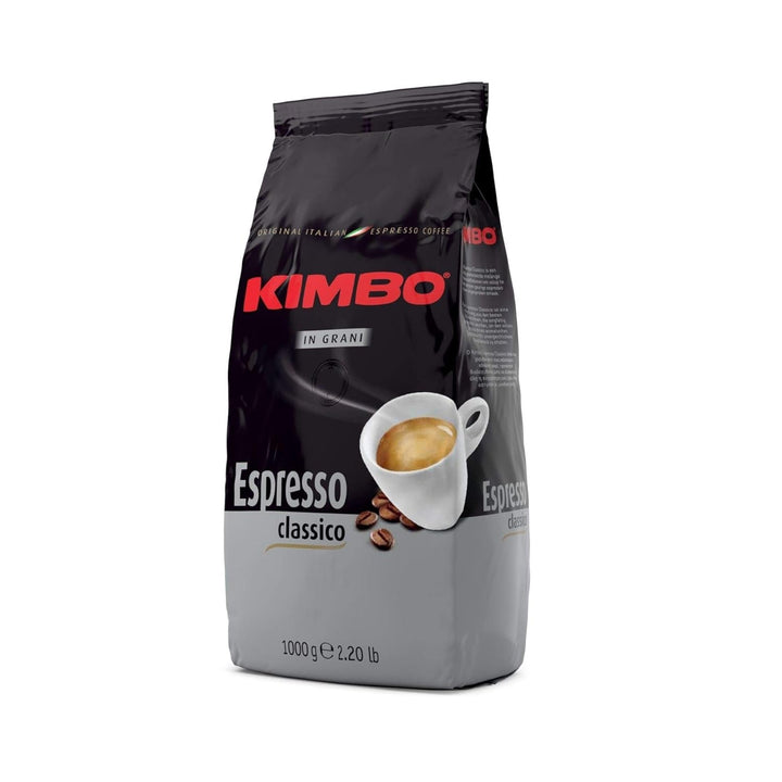 Espresso Classico boabe de cafea integrale, prăjire medie, sac de 1 kg Cafea Naty Shop Classico 2 pachete