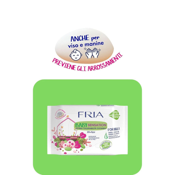 Șervețele de curățare Fria Baby Sensation Servetele Umede Bebelusi Naty Shop