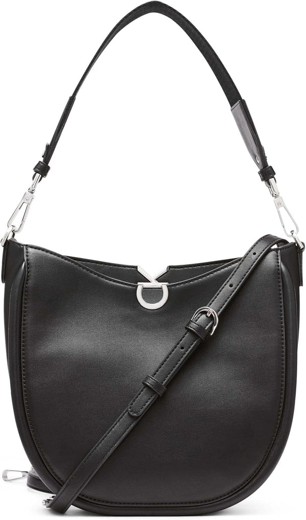 Calvin Klein geanta de umăr Crisell Crescent geanta de umăr Genti Femei Naty Shop Negru/argintiu