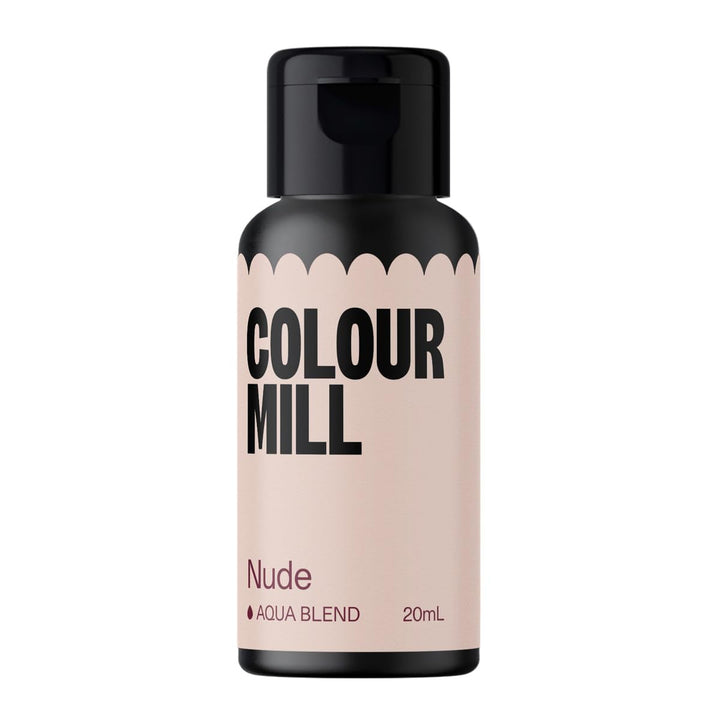 Colour Mill Aqua Blend Sage Lebensmittelfarbe Auf Wasserbasis - Lebensmittel Farbe Sehr Intensiv, Hoch Konzentriert, Vegan - 20 Ml Coloranti Alimentari Naty Shop Nude 20 Ml (1Er Pack)