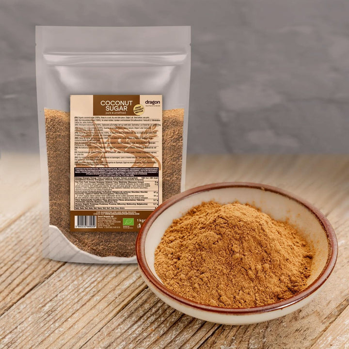 Zahăr din nucă de cocos-100% organic, nerafinat, 1 Kg Indulcitori Naty Shop