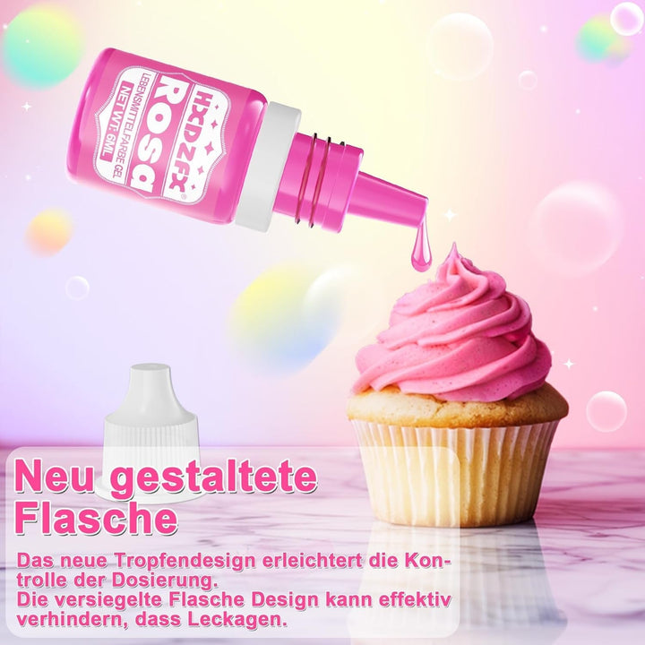 Set 10 coloranti alimentari, gel, 10 x 6 ml Coloranti Alimentari Naty Shop