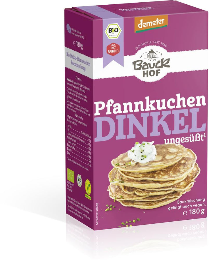 Dinkel-Pfannenkuchen, 180 G Amestec pentru copt si gatit Naty Shop 3.24 Kg (1Er Pack)