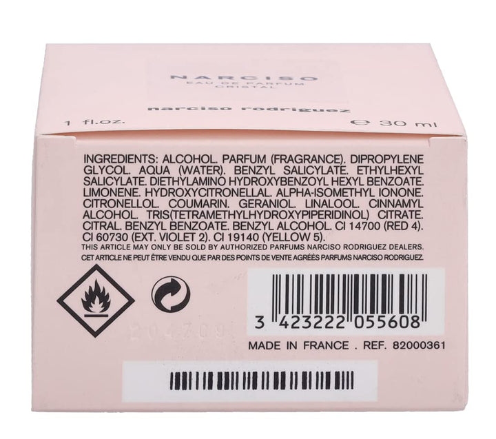 Apa de parfum Narciso Cristal 30 ml