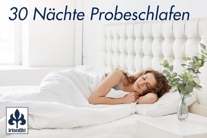 Plapumă Irisette Noblesse pentru toate anotimpurile - Made in Germany - Cuvertură cu capac din bumbac pur, 135 X 200 Cm, certificat Ã-ko-Tex Plapumi si pilote Naty Shop