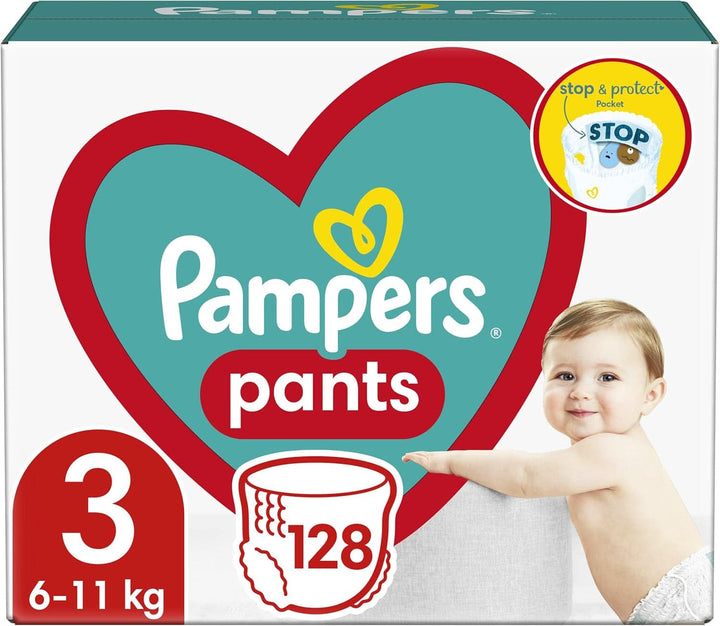 Pampers (versiunea clasica), pantaloni băiat/fată 7 74 buc Mama si Copilul Naty Shop 3 (128 buc)