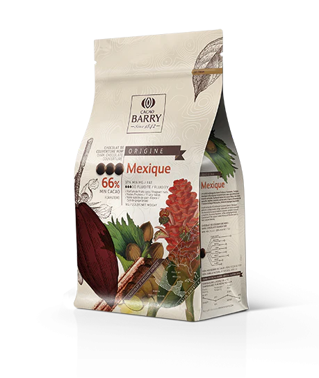 Ciocolata Neagra 66 % Mexique, 1 kg, Cacao Barry Materii Prime Profesionale Naty Shop