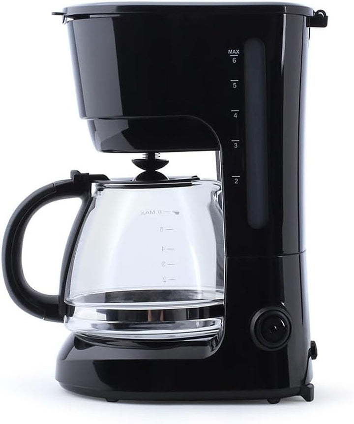 Espressor cu filtru pentru 6 cești, 600 W, negru - DOD183N
