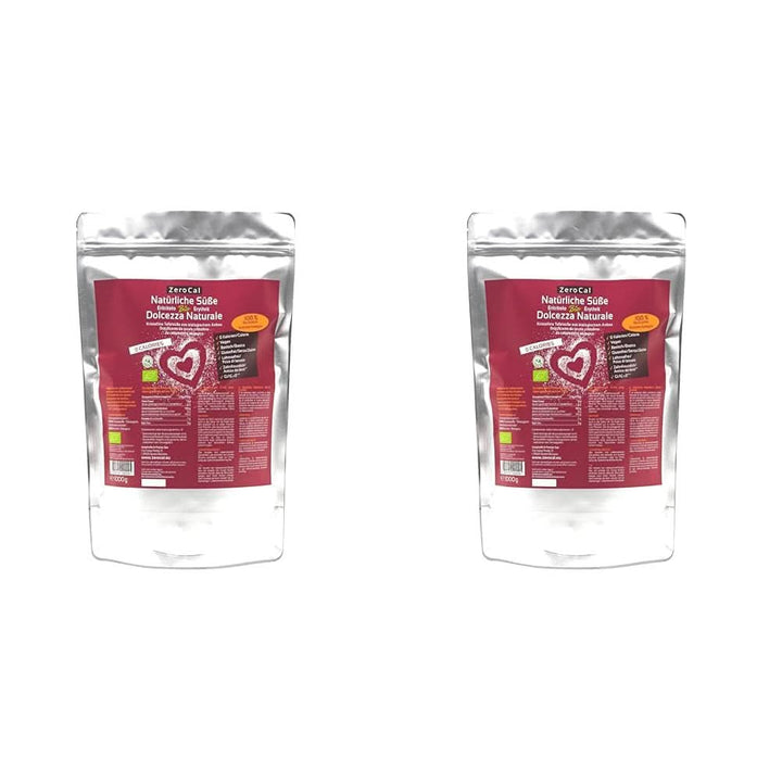 Zerocal - Eritritol organic 1KG Indulcitori Naty Shop 2 x 1 Kg