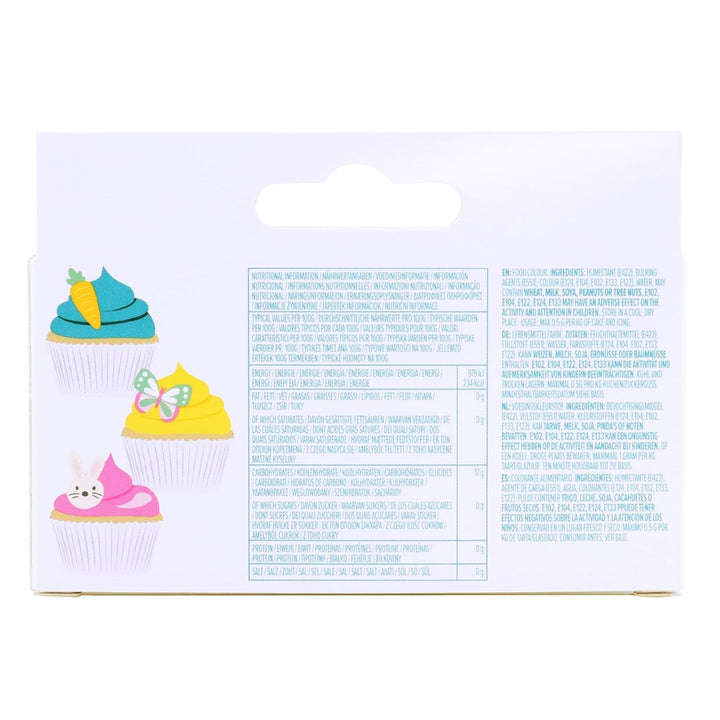 Ostern Kuchen-Farben-Kit, 3Er-Set (75G) Coloranti Alimentari Naty Shop
