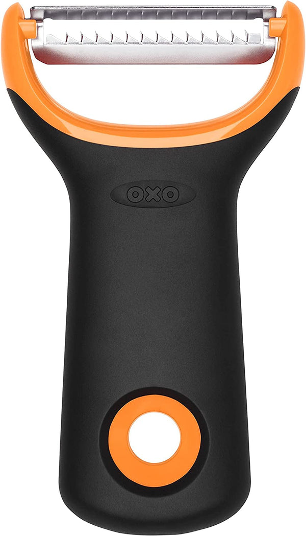 OXO Good Grips peeler cu funcție julienne, negru Peeler OXO 1 buc Peeler cu functie julienne