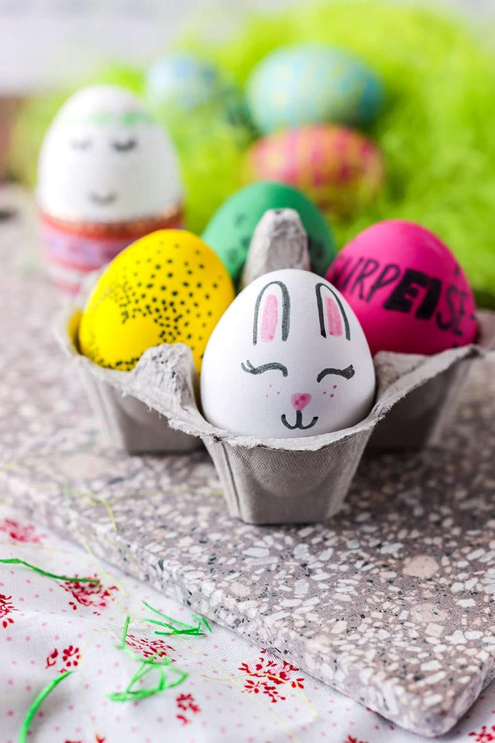 RUF, Set 8 carioci alimentare cu 2 varfuri Coloranti Alimentari Naty Shop