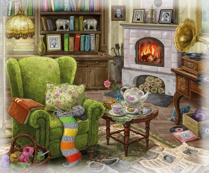 Ravensburger EXIT Puzzle - The Ghostly Manor House - 6X puzzle de 99 de piese pentru adulți și copii iubitori de puzzle cu vârsta de 10 ani și peste Puzzle Naty Shop