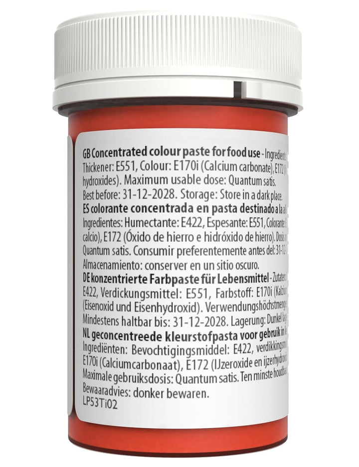 Sugarflair Lebensmittelfarbe Pasta Pastel Pinkes Honig, Pasta Lebensmittel Farbe Für Fondant Und Marzipan, Spectral Concentrated Paste Colours - 25G Coloranti Alimentari Naty Shop