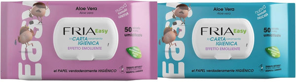 Fria, servetele umede, 2 parfumuri diferite, 2 x 50 bucati Servetele Umede Bebelusi Naty Shop