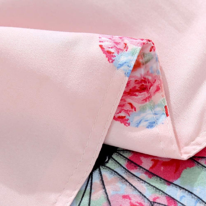 Ashanlan Mädchen Rosa Bettwäsche Schmetterling 135 X 200 Kinderbettwäsche Pink Bunt Butterfly 100% Mikrofaser Kinder Bettbezug Mit Kissenbezug 80X80 Naty Shop