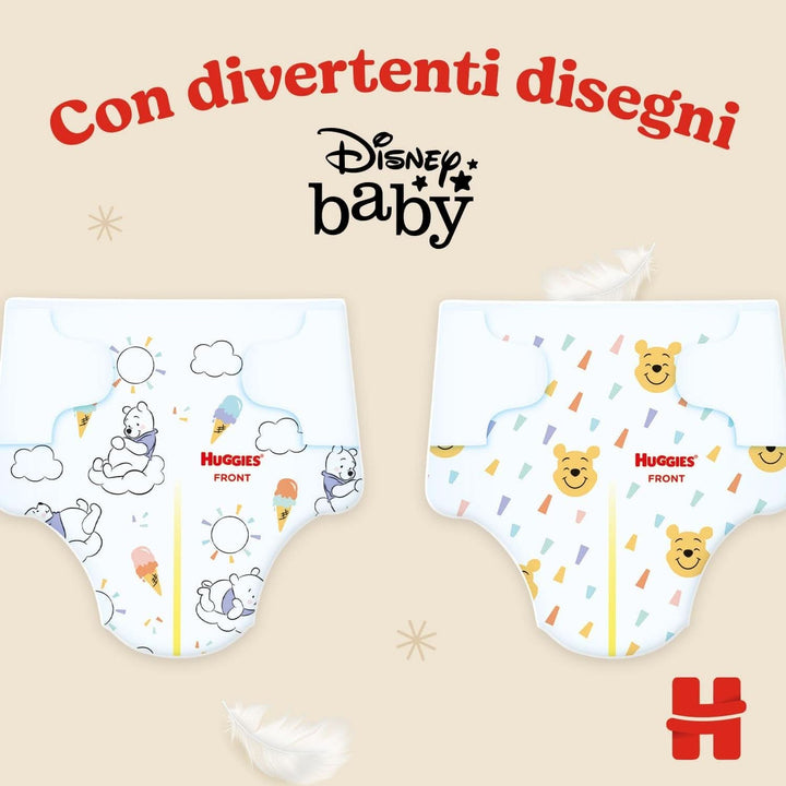 Scutece Huggies Extra Care, mărimea 3 (4-9 kg), 2 pachete de 40 de scutece Mama si Copilul Naty Shop