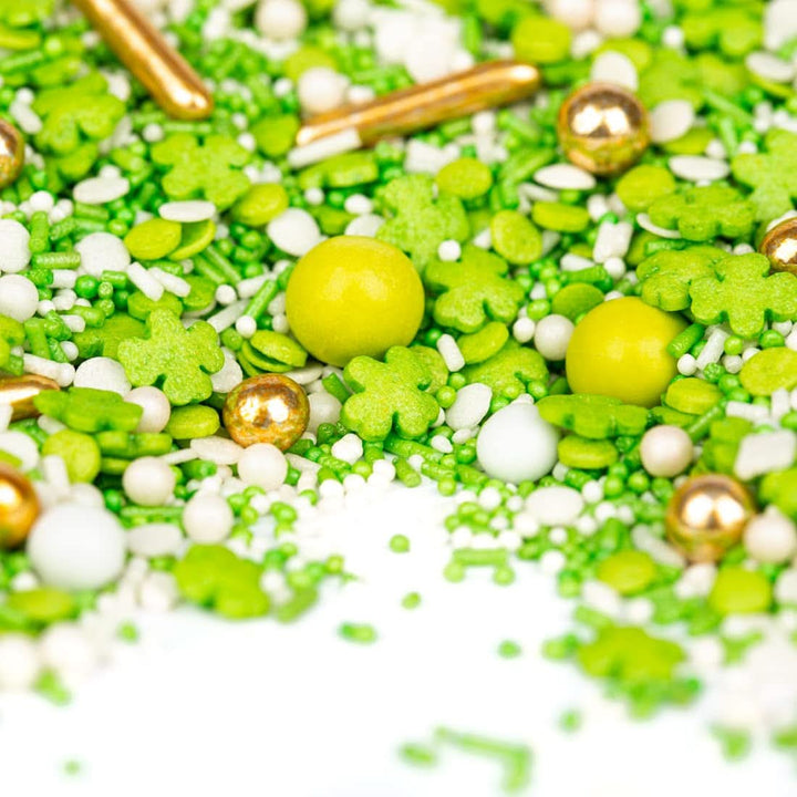 Super Streusel, Lucky Charms, Sprinkles de zahăr verde, 90 grame Sprinkles Naty Shop