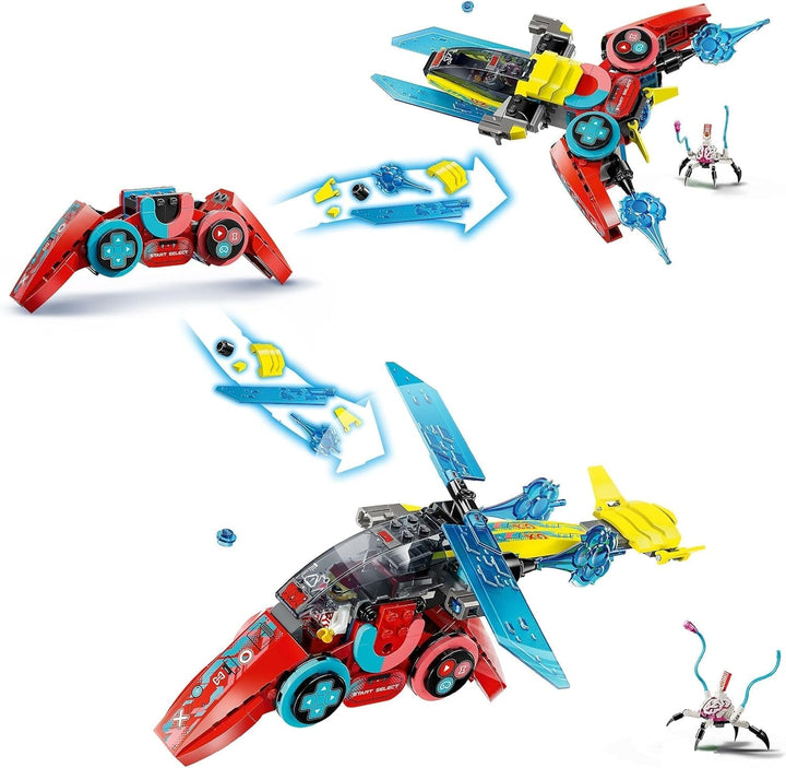 Controller de joc video LEGO Dreamzzz Coopers Flying, jucărie fantastică, set de joc video 2 în 1 cu minifigurină și păianjen, cadou pentru fete și băieți de la 7 ani 71489 Seturi de constructie Besuche den LEGO-Store