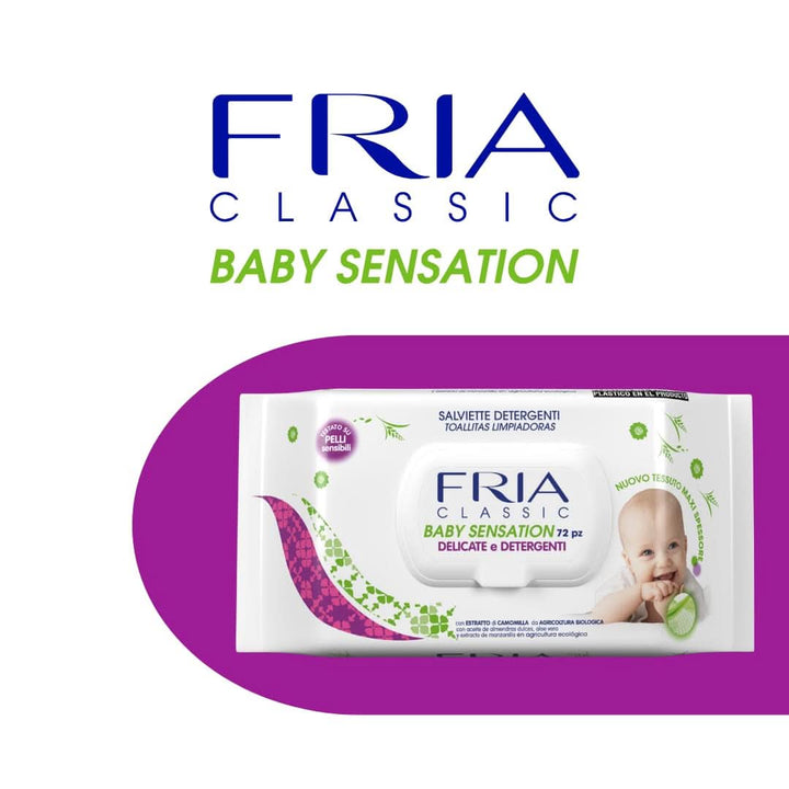 Classic Baby Sensation cu capac 72-60 g Servetele Umede Bebelusi Naty Shop