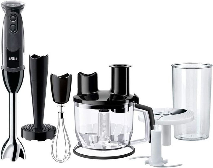 Braun Stabmixer MQ 5200WH - Multiquick 5 Vario Pürierstab Mit Edelstahl Mixfuß, 1000 Watt, Inkl. 600 Ml Mix- & Messbecher, Weiß/Grau Bucatarie Naty Shop Version 2019 – Küchenmaschine