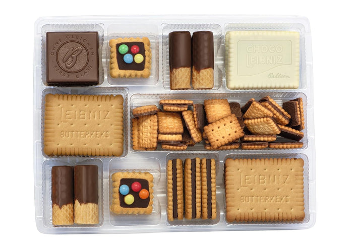Bahlsen Familia Noastră de Biscuiți, Pachet de 9, Mix pentru Biscuiți cu 7 Varietăți Crocante de Biscuiți cu Ciocolată (9 x 280 g)