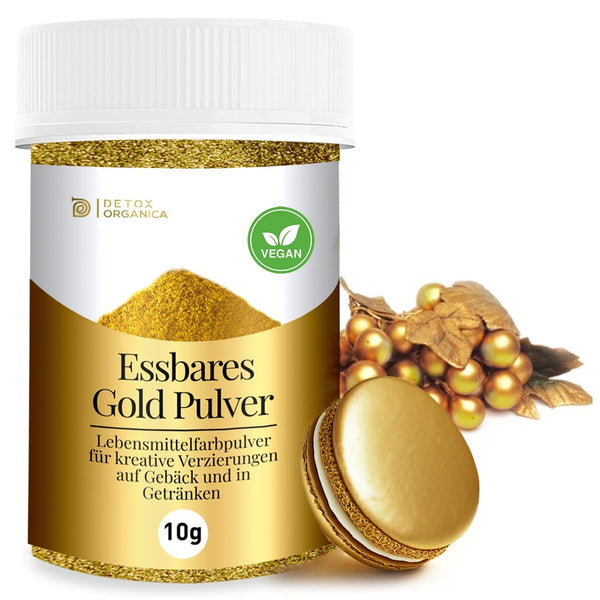 Colorant alimentar auriu, pudra, vegan, 10 grame Coloranti Alimentari Naty Shop Default Title