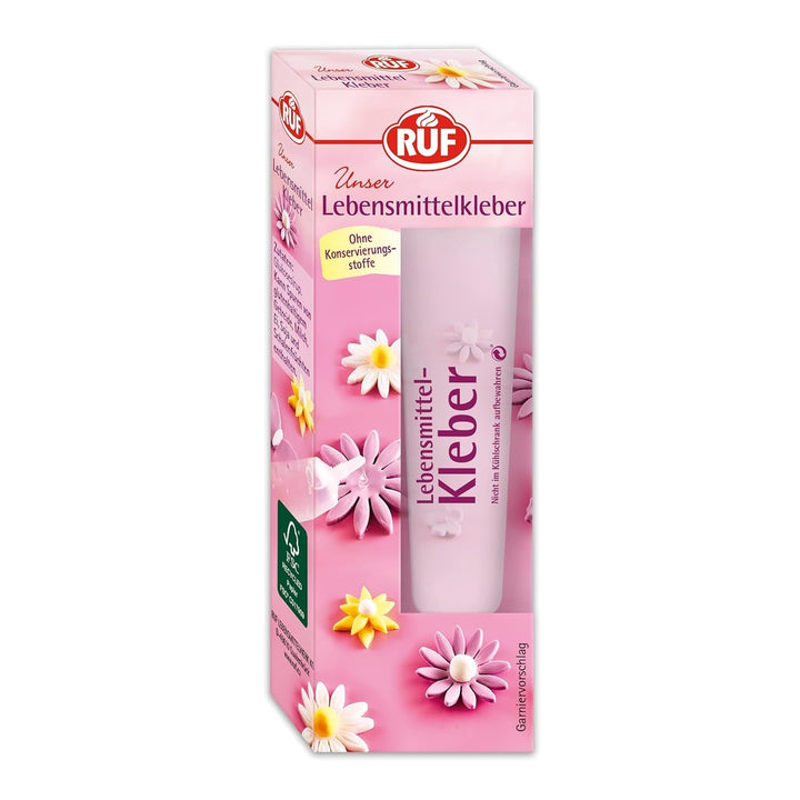 RUF Lebensmittel-Farbstifte, 8 Lebensmittelechte Speisefarben Als Stifte-Set Zum Malen & Schreiben Auf Fondant & Co., Zucker-Stifte Mit Je 2 Spitzen Coloranti Alimentari Naty Shop 1 X 23 G Kleber