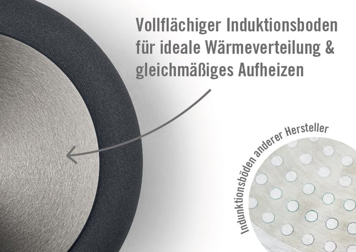 Woll Nowo Titanium Kasserolle - Induktiv -, Ø 32 Cm, 8 Cm Hoch, 5.5 Liter, Mit 2 Seitengriffen - Geeignet Für Alle Herdarten Matrite si tavi pentru copt Naty Shop