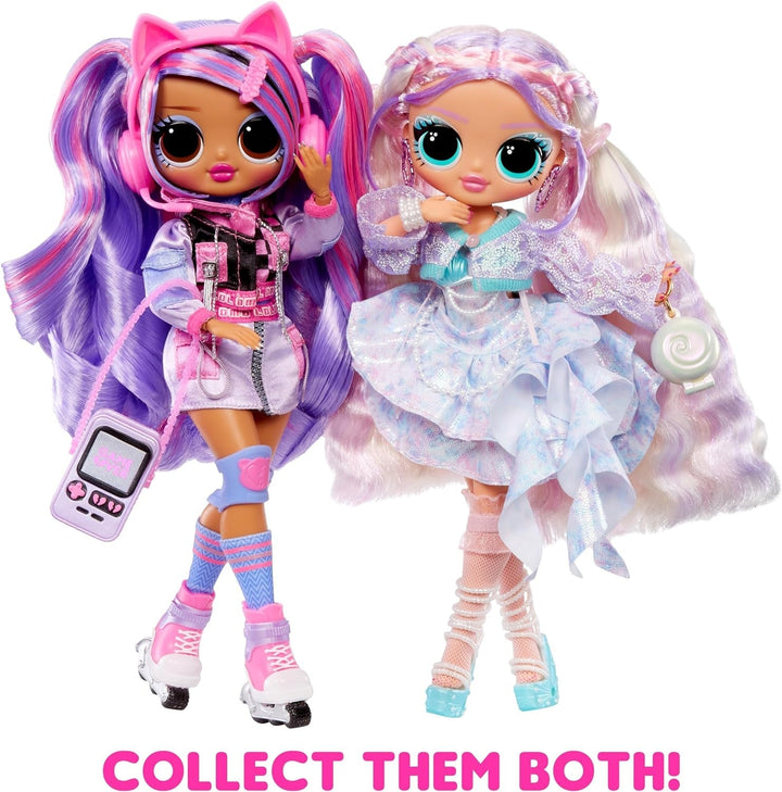L.O.L. Surpriză! OMG Fashion Doll Pearla cu 15 surprize - păpușă cu modă și accesorii în stil sirenă - pentru copii de la 4 ani Papusi Naty Shop