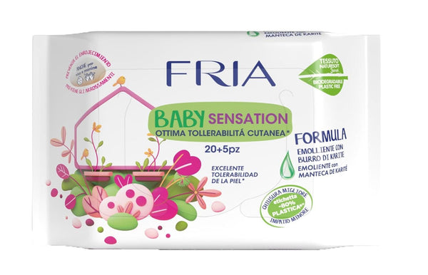 Șervețele de curățare Fria Baby Sensation Servetele Umede Bebelusi Naty Shop