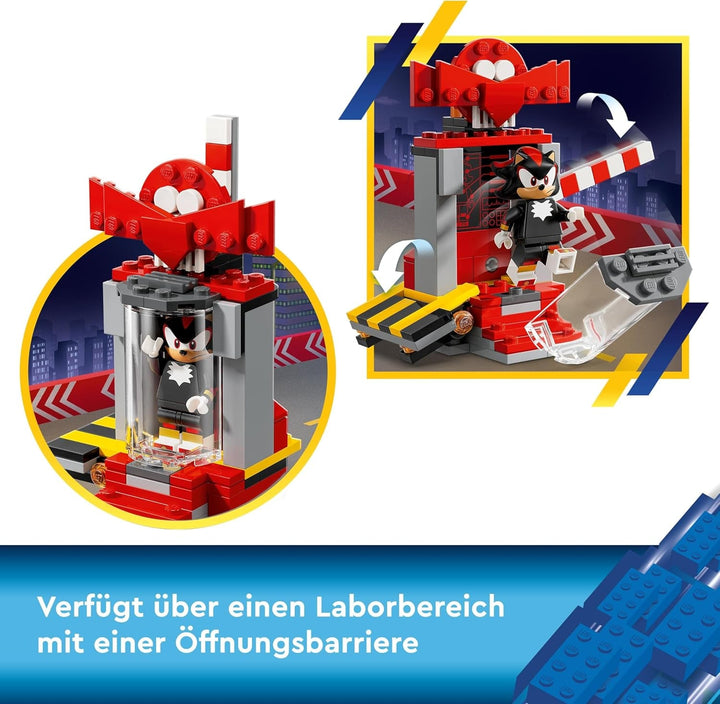 LEGO Sonic the Hedgehog Shadow the Hedgehog Escape, set cu motocicletă de jucărie și figuri din jocul video, cadou pentru gameri și fani de la 8 ani, articol fan pentru băieți și fete 76995 Seturi de constructie Besuche den LEGO-Store