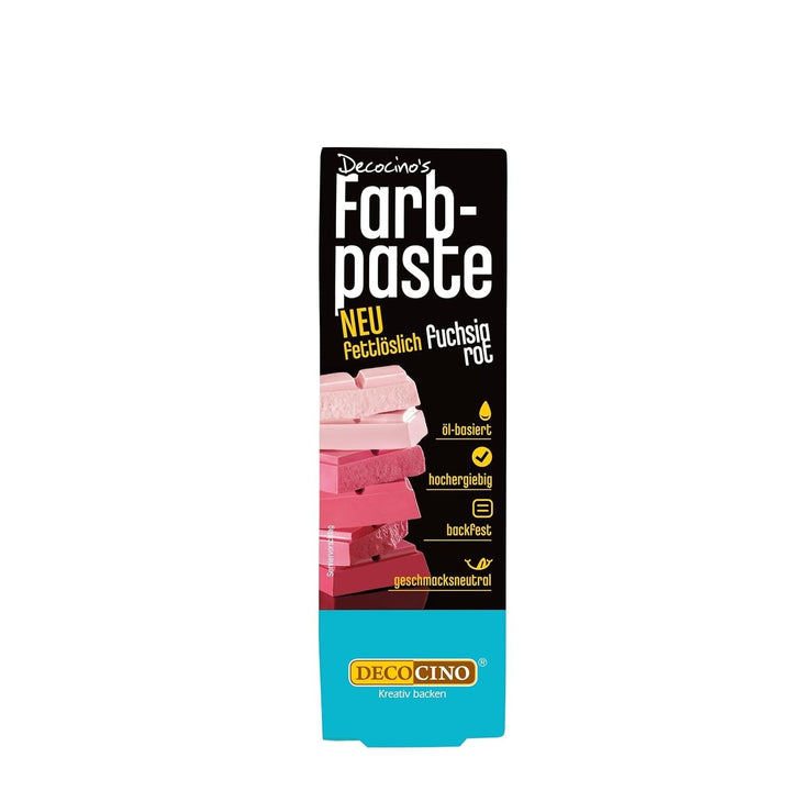 DECOCINO Fettlösliche Farbpaste Grün - 15 G - Öl-Basierte Lebensmittelfarbe, Ideal Zum Einfärben Von Schokolade, Buttercreme, Fondant Oder Kuchenteig Coloranti Alimentari Naty Shop Rot 15 G (1Er Pack)