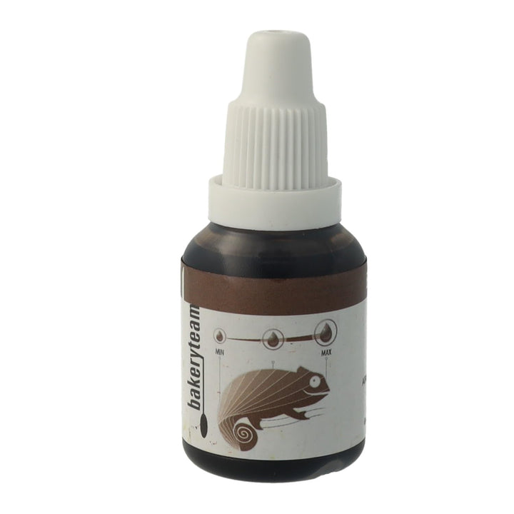 Bakeryteam, colorant pentru aerograf (airbrush), Maro, 20 ml Coloranti Alimentari Naty Shop