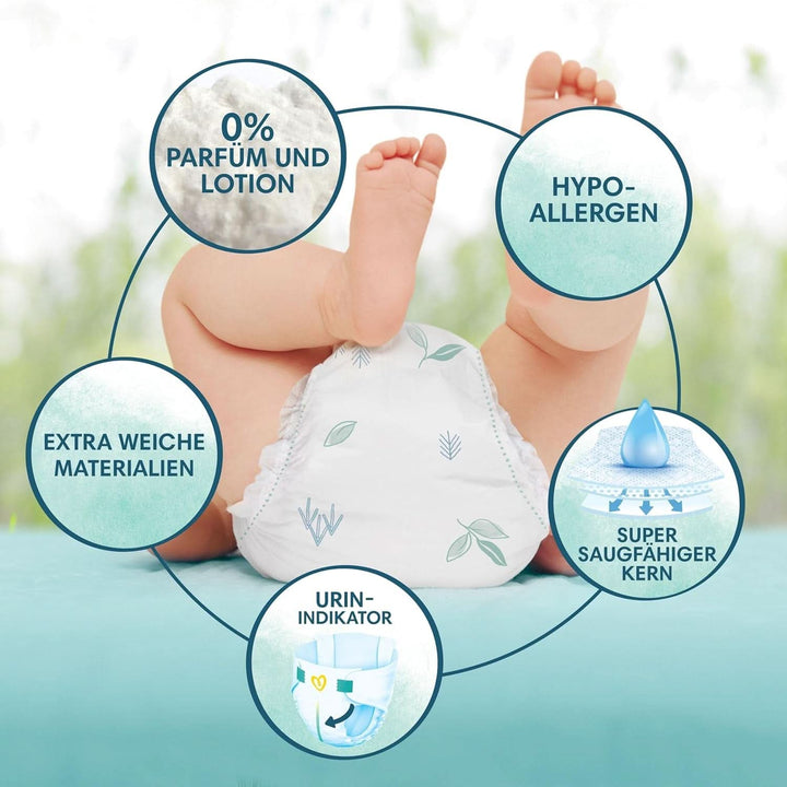 Pampers Scutece pentru copii mărimea 6 (13+Kg) Harmony, 144 bucăți Mama si Copilul Naty Shop