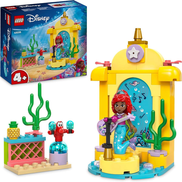 LEGO Ç€ Disney Princess Arielle's Musical Stage, jucărie de construit pentru copii cu 2 figuri, idee de cadou pentru fete și băieți de la 4 ani și pentru fanii serialului TV, jucărie pentru copii 43235 Seturi de constructie Besuche den LEGO-Store Titlu implicit