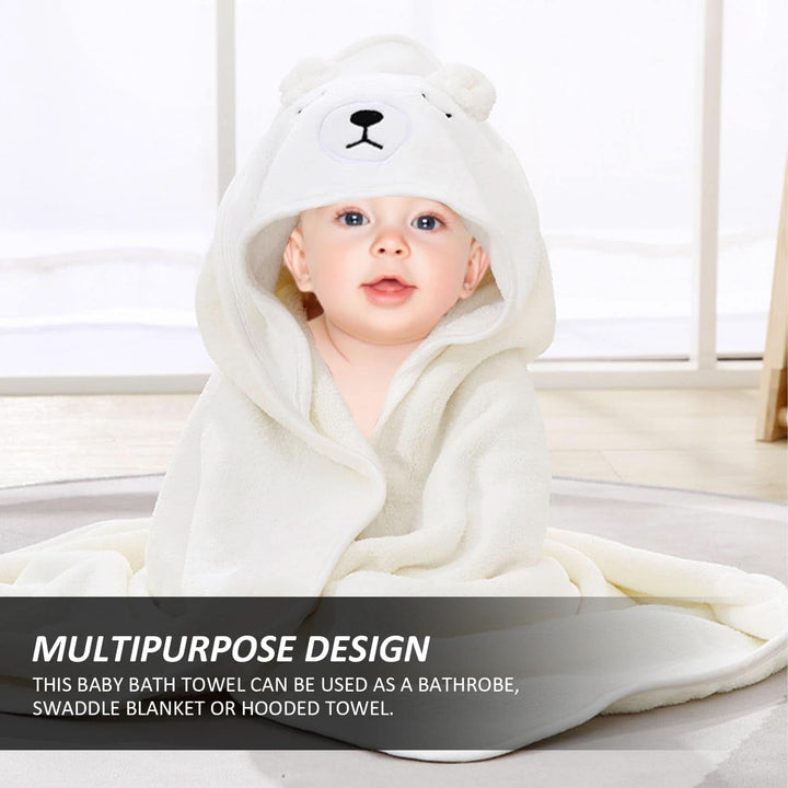 Prosop cu glugă pentru bebeluși, moale, absorbant Mama si Copilul Naty Shop