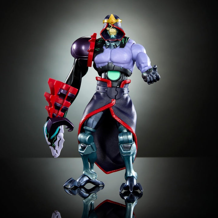 Masters of the Universe: Revolution Masterverse Skeletor Action Figure, figurină de colecție cu 30 de puncte de mișcare și braț robotic mobil, Motu Toy, HYC46 Action figures Naty Shop