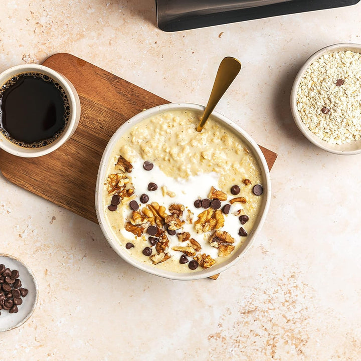 Protein Works - Protein Porridge 360 | Mit Zusätzlichen Vitaminen & Mineralien | Proteinreiches Frühstück | Kalorienarme Haferflocken | 6 Servings | Banane-Schoko-Chip | 500G Cereale Naty Shop