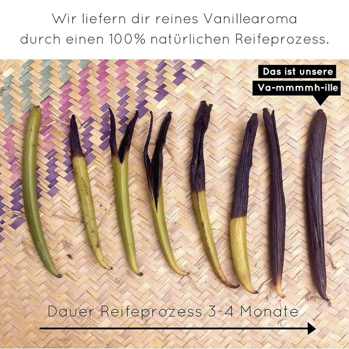 Pulbere de vanilie premium din boabe de vanilie reale, naturală, fără zahăr, fără aditivi, Fairtrade, vegană (40G fără cutie) De la Vanilla Campaign® Arome Naty Shop