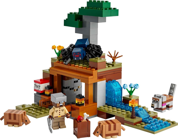 LEGO Minecraft Expediția la mina Dungeon, set cu minifigurine din jocul video, jucărie de construit cu personaje, cadou pentru băieți și fete de la 8 ani 21269 Seturi de constructie Besuche den LEGO-Store