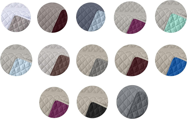 Estoralis | AVA | Cuvertură Reversibilă | Pentru Toate Anotimpurile | Culoare - Gri/Antracit | Pentru Pat 180 Cm. (270 X 270 Cm. Ancho X Alto) | Cuvertură cu matlasare Plapumi si pilote Naty Shop