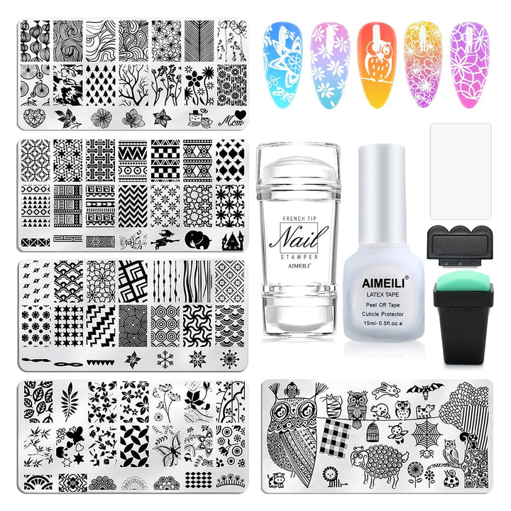 AIMEILI Latex Peel off Tape Nagellack Korrektor Hautschutz Fingerschutz Für Nail Art Palisade Geruchlos Weiß 15Ml