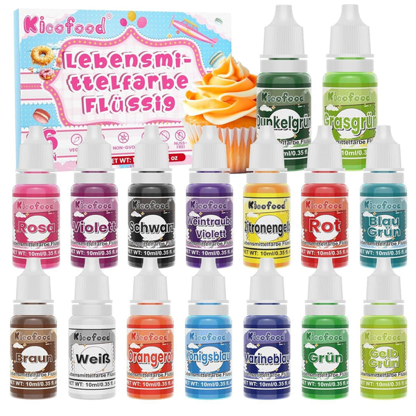 Set 16 coloranti alimentari lichizi Coloranti Alimentari Naty Shop Default Title