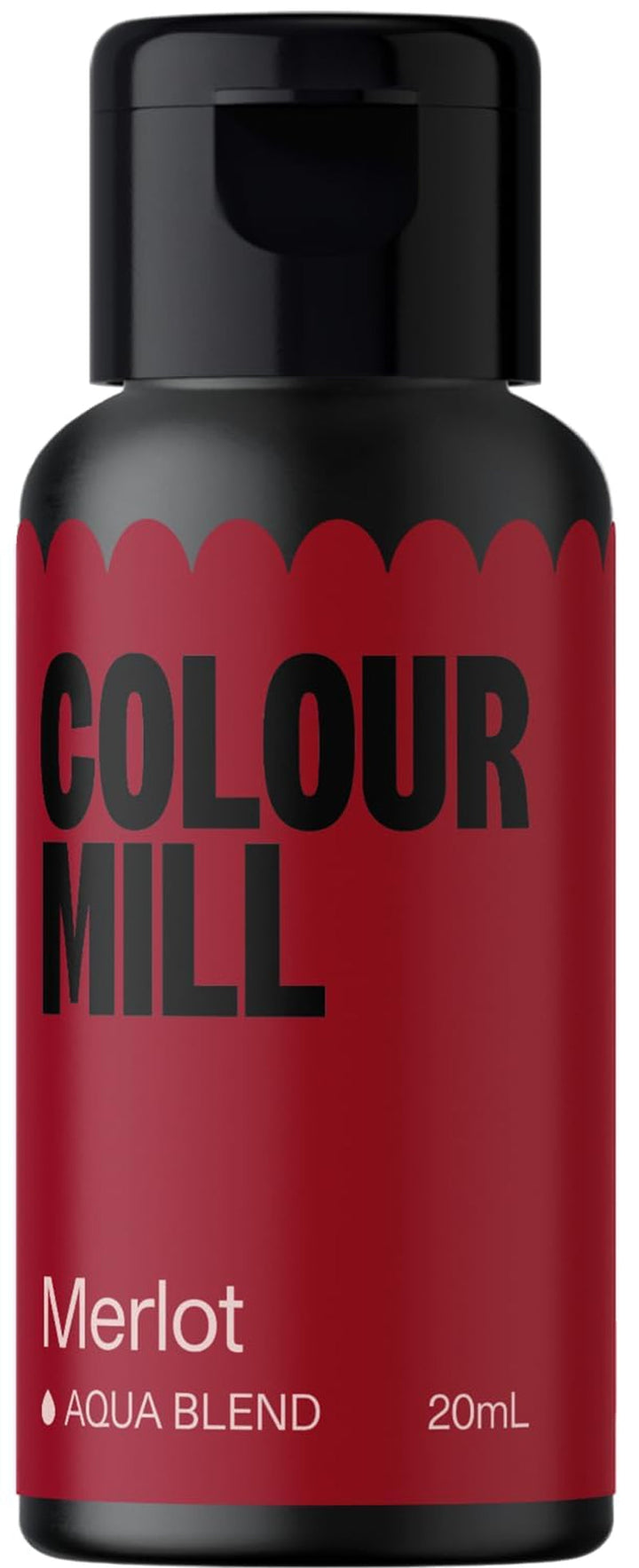 Colour Mill Aqua Blend Sage Lebensmittelfarbe Auf Wasserbasis - Lebensmittel Farbe Sehr Intensiv, Hoch Konzentriert, Vegan - 20 Ml Coloranti Alimentari Naty Shop Merlot 20 Ml