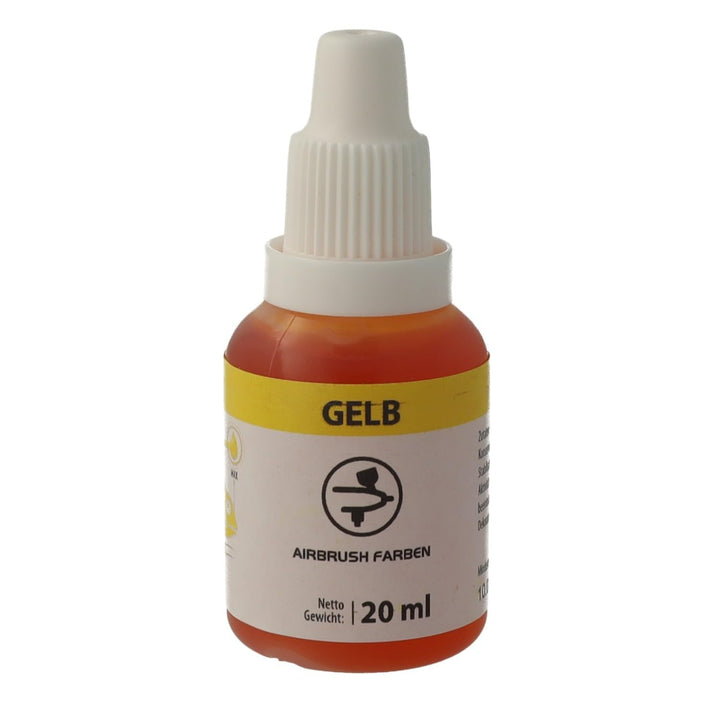 Bakeryteam Airbrush Lebensmittelfarbe Gelb/Yellow 20Ml Coloranti Alimentari Naty Shop Default Title