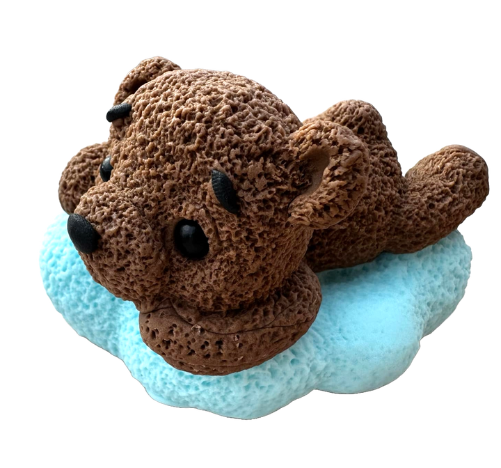 Decoratiune comestibila din zahar, Ursulet pe nor Decoratiuni din Pasta de Zahar Nati Shop