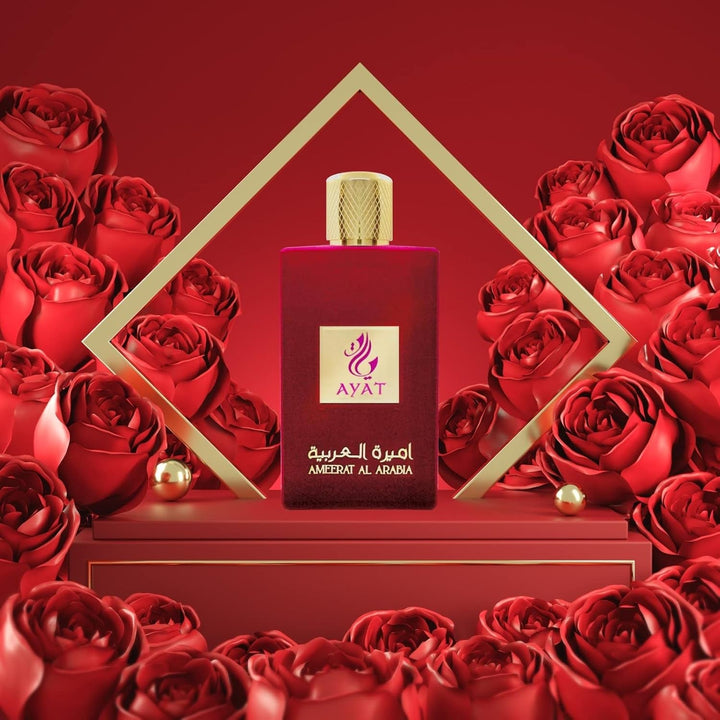 Ayat Perfumes – Apă de parfum pentru femei 100ml – Parfum oriental arab – Fabricat și conceput în Dubai, Emiratele Arabe Unite (Ameerat Al Arab)