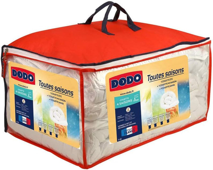 DODO 25665 Pentru 4 anotimpuri Cuvertură 140 X 200 Cm Poliester Alb Plapumi si pilote Naty Shop 200 X 200 Cm