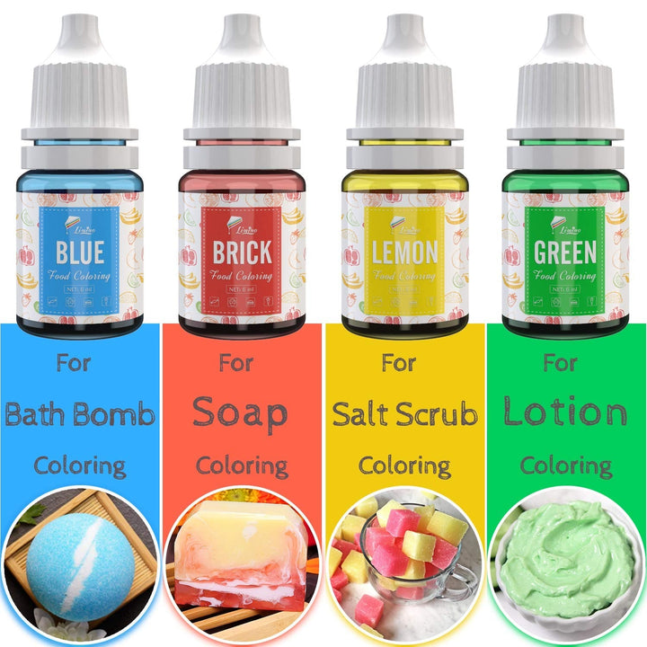 Set 16 coloranti alimentari lichizi, 16 x 6 ml Coloranti Alimentari Naty Shop